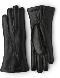 Hestra Hairsheep Handsewn Lambskin Lined - Black