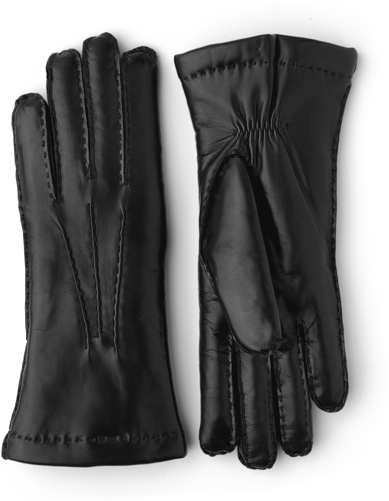 Hestra Hairsheep Handsewn Lambskin Lined - Black 3 Hestra Hairsheep Handsewn Lambskin Lined - Black