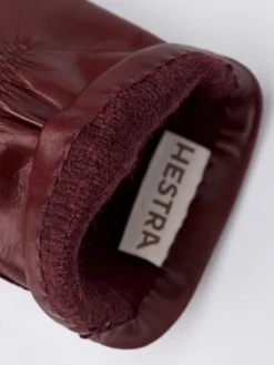 Hestra Hairsheep 3 Bt Piqué Cashmere Points - Dark Red -Hestra 350 ef4fb32487 12490 570 3 original