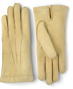 Hestra Chamois Handsewn Cashmere - Natural Yellow