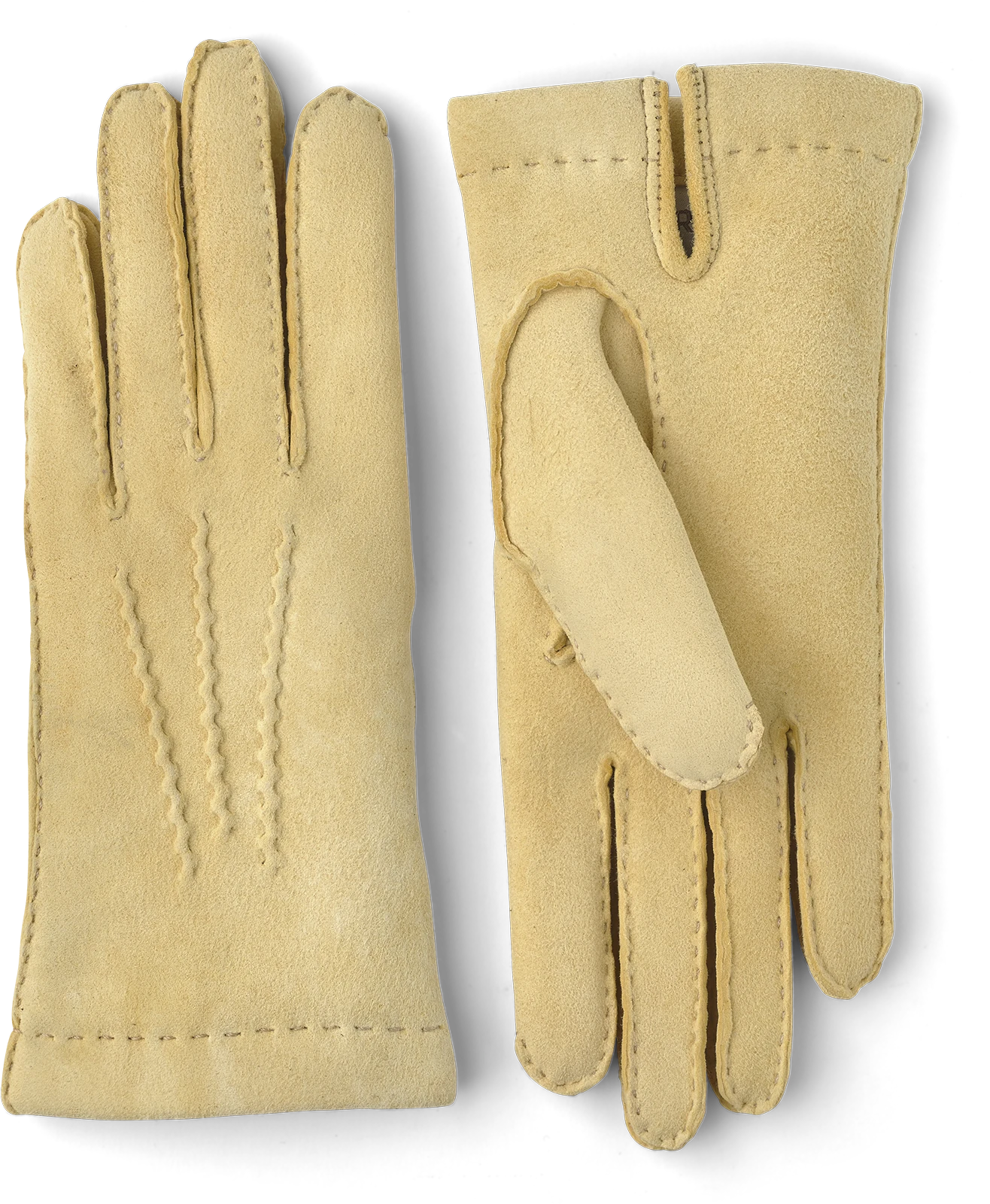 Hestra Chamois Handsewn Cashmere - Natural Yellow 3 Hestra Chamois Handsewn Cashmere - Natural Yellow