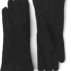 Hestra Hairsheep Suede Handsewn Cashmere - Black