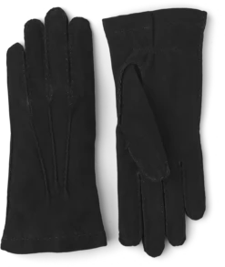 Hestra Hairsheep Suede Handsewn Cashmere - Black