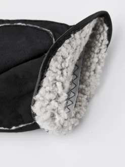 Hestra Montgomery Lambskin Suede - Black -Hestra 442 ec9538dd56 28450 100 3 original