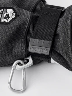 Hestra Army Leather Coach Czone 3-finger - Charcoal & Black -Hestra 457 b9eda72e09 30222 390100 3 original