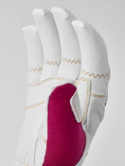 Hestra Army Leather Couloir 5-finger - Fuchsia & Offwhite -Hestra 460 1a130f3e11 30310 930020 3 original