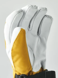 Hestra Army Leather Heli Ski Jr. 5-finger - Mustard -Hestra 471 771aa4d7d6 30560 460 7 original