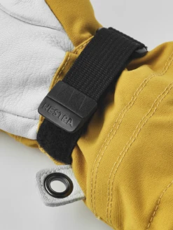 Hestra Army Leather Heli Ski Jr. 5-finger - Mustard -Hestra 471 9c84819cd7 30560 460 6 original