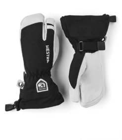 Hestra Army Leather Heli Ski Jr. 3-finger - Black