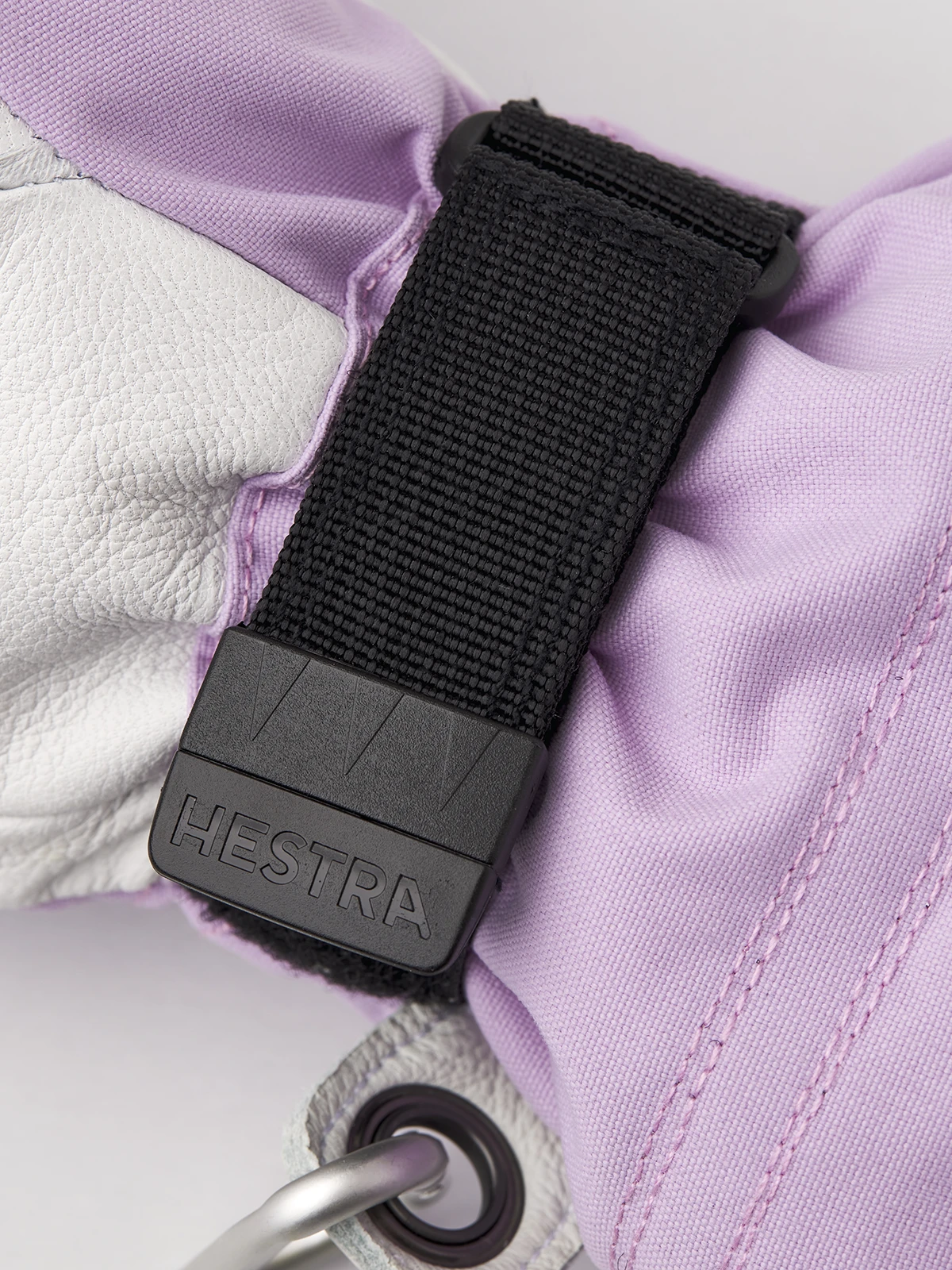 Hestra Heli Ski Female Mitt - Syringa & Offwhite 5 Hestra Heli Ski Female Mitt - Syringa & Offwhite - Image 3