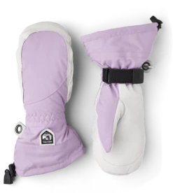 Hestra Heli Ski Female Mitt - Syringa & Offwhite