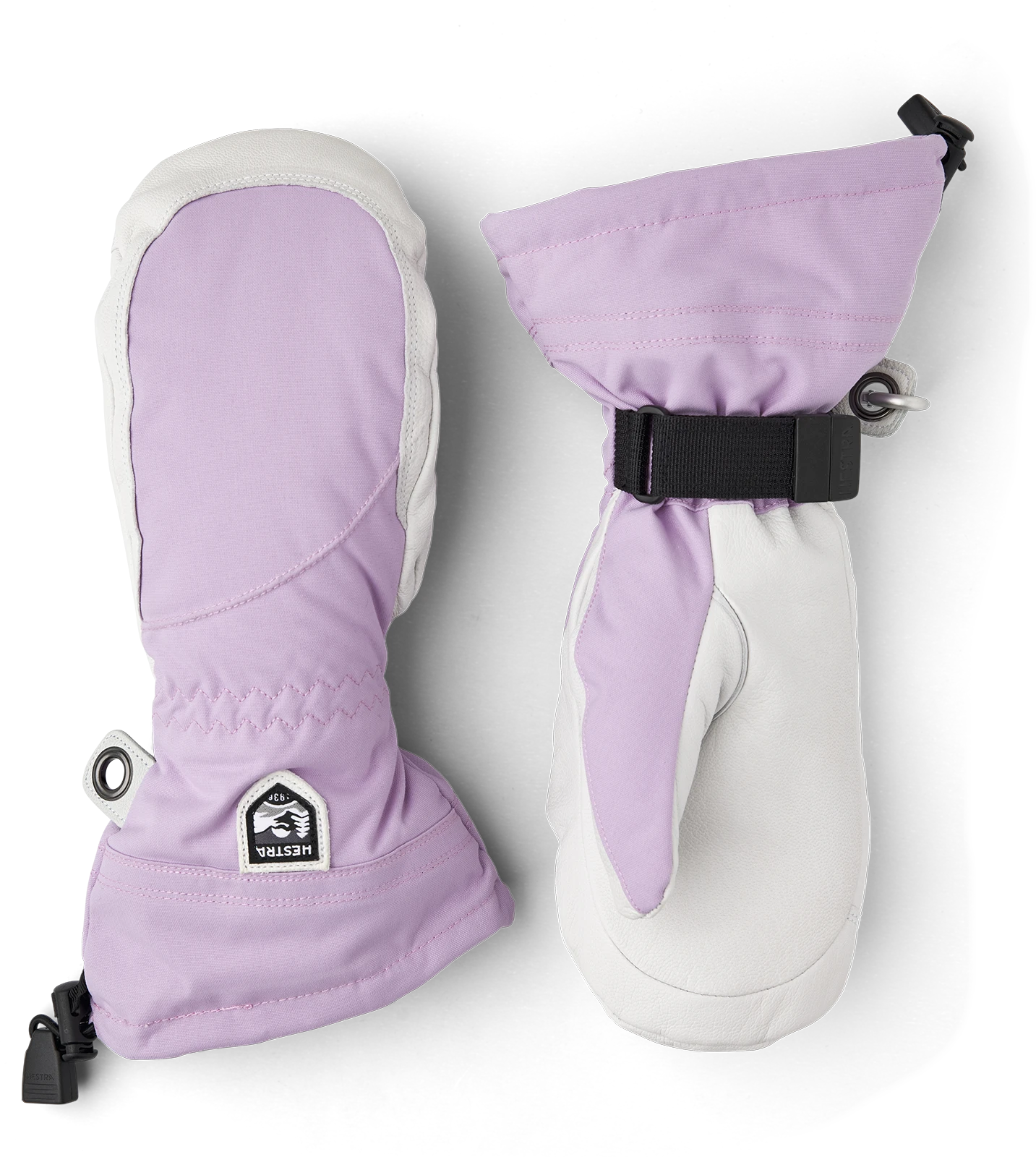Hestra Heli Ski Female Mitt - Syringa & Offwhite 3 Hestra Heli Ski Female Mitt - Syringa & Offwhite