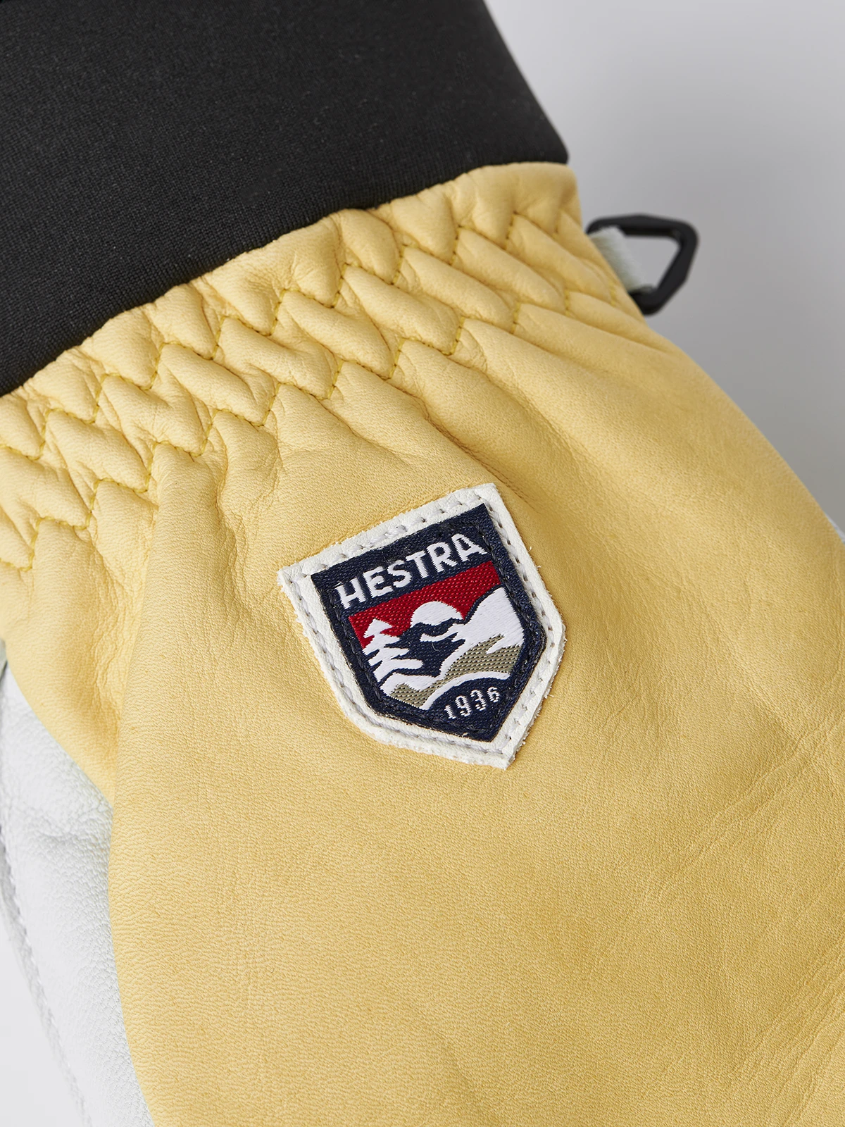 Hestra Army Leather Wool Terry 5-finger - Natural Brown & Natural Grey 7 Hestra Army Leather Wool Terry 5-finger - Natural Brown & Natural Grey - Image 5