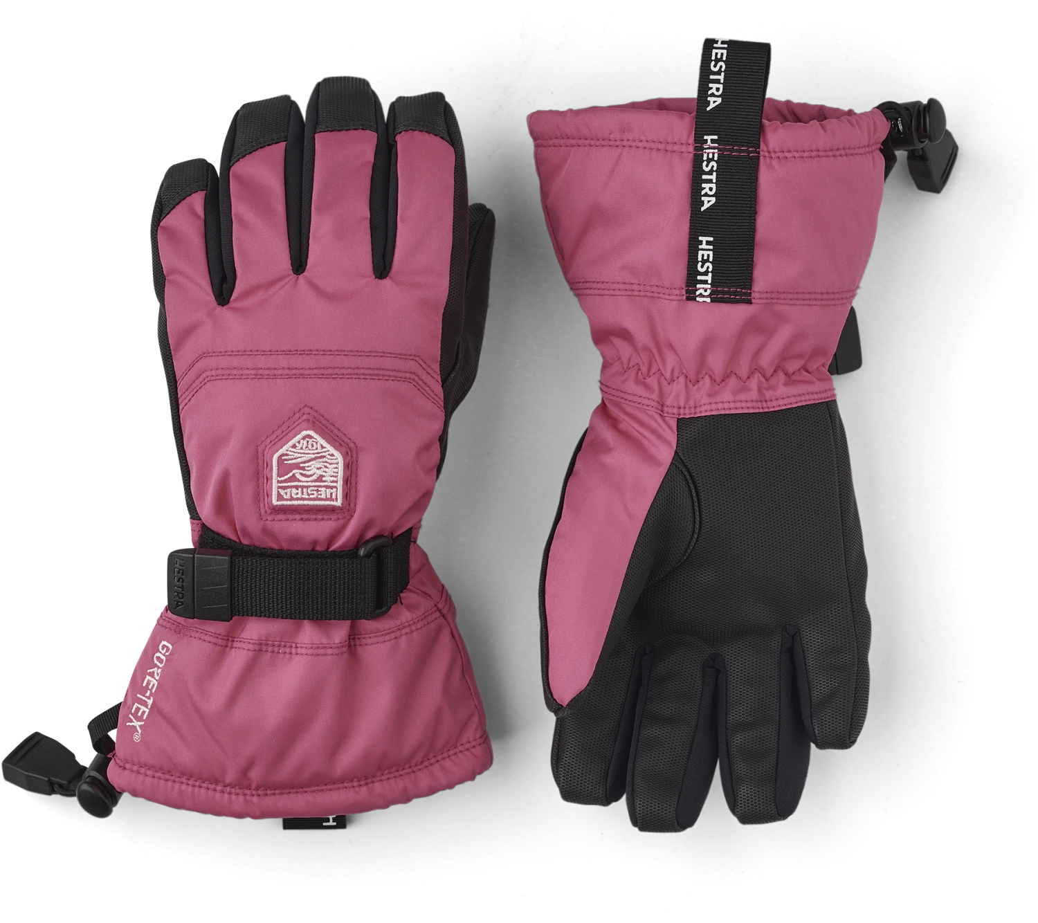 Hestra Gore-Tex Gauntlet Jr. 5-finger - Fuchsia 3 Hestra Gore-Tex Gauntlet Jr. 5-finger - Fuchsia