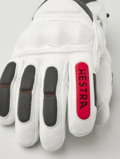 Hestra Impact Racing Sr. 5-finger - White & Flame Red -Hestra 533 a8305c8a29 31750 000540 4 original