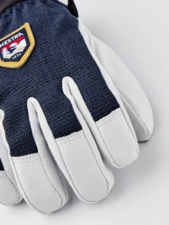 Hestra Army Leather Patrol Jr. 5-finger - Navy -Hestra 551 1ace620228 32450 280 3 original