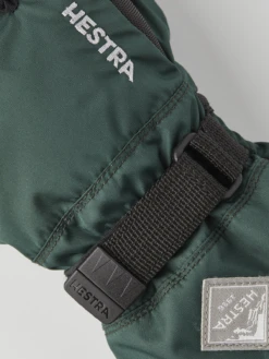 Hestra Gauntlet CZone Jr. 5-finger - Bottle Green & Black -Hestra 557 2fcf2758e0 32530 880100 6 original