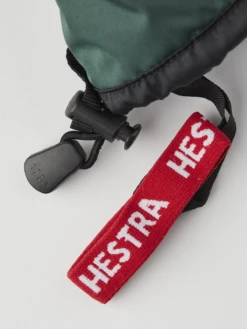 Hestra Gauntlet CZone Jr. 5-finger - Bottle Green & Black -Hestra 557 3dea9a0fea 32530 880100 5 original