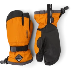 Hestra Gauntlet CZone Jr. 3-finger - Orange & Graphite