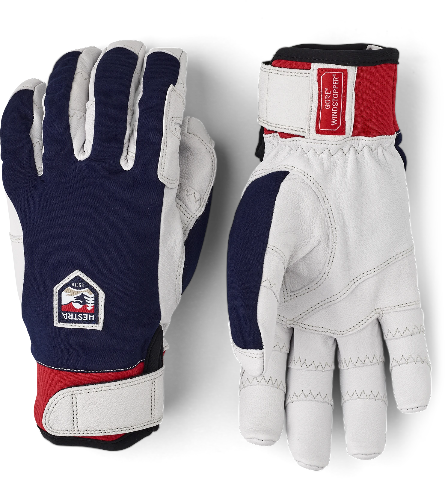 Hestra Ergo Grip Active 5-finger - Navy & Offwhite 3 Hestra Ergo Grip Active 5-finger - Navy & Offwhite