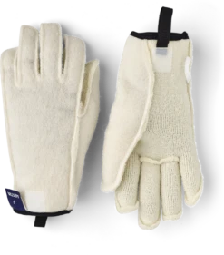 Hestra Wool Pile/Terry Liner Short 5-finger - Offwhite