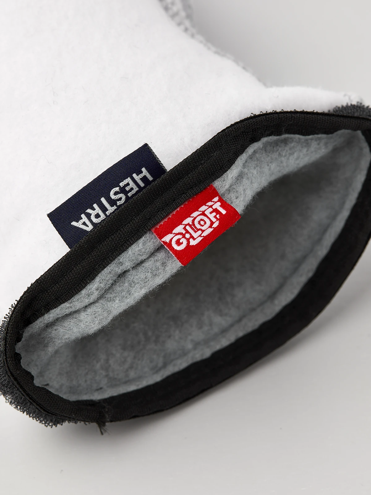 Hestra Heli Ski Female Liner Mitt - Offwhite 4 Hestra Heli Ski Female Liner Mitt - Offwhite - Image 2