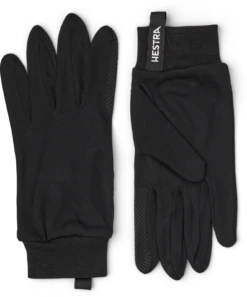Hestra Silk Liner Touch Point 5-finger - Black