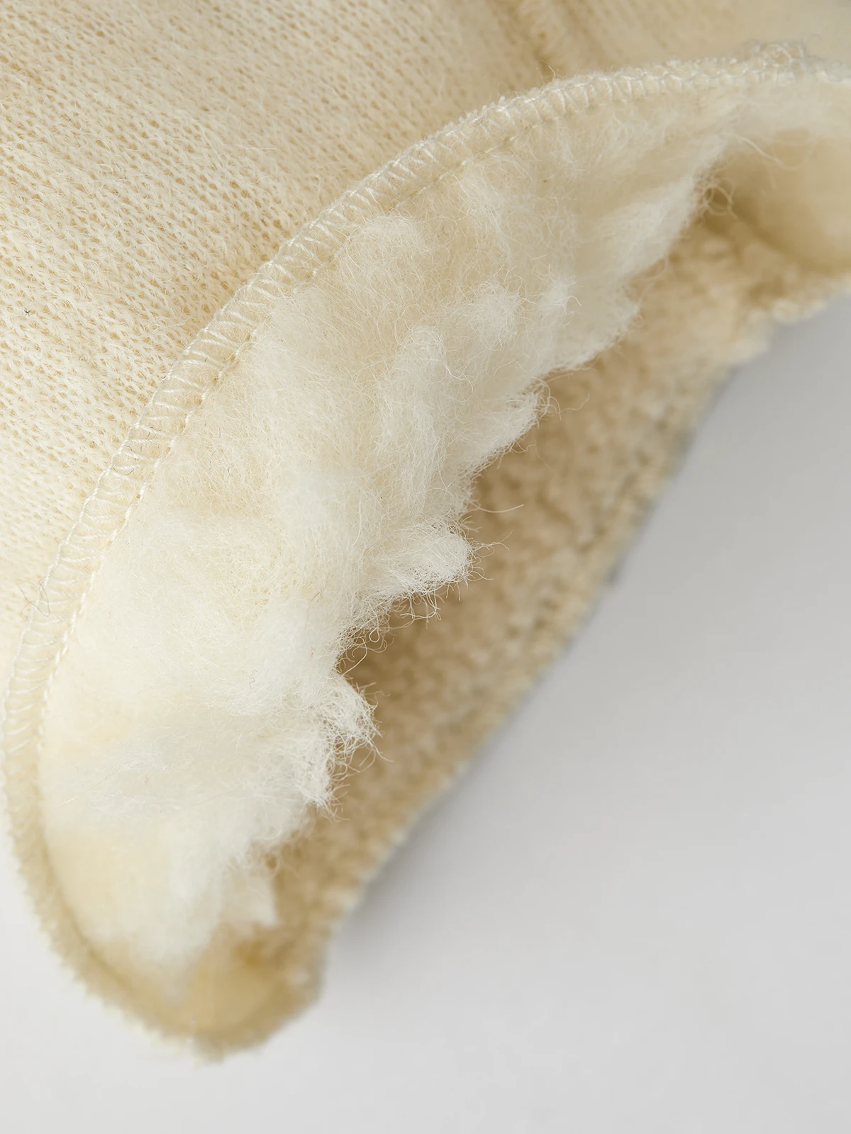Hestra Fjellvotten Wool Terry Liner Sr. Mitt - Offwhite 4 Hestra Fjellvotten Wool Terry Liner Sr. Mitt - Offwhite - Image 2