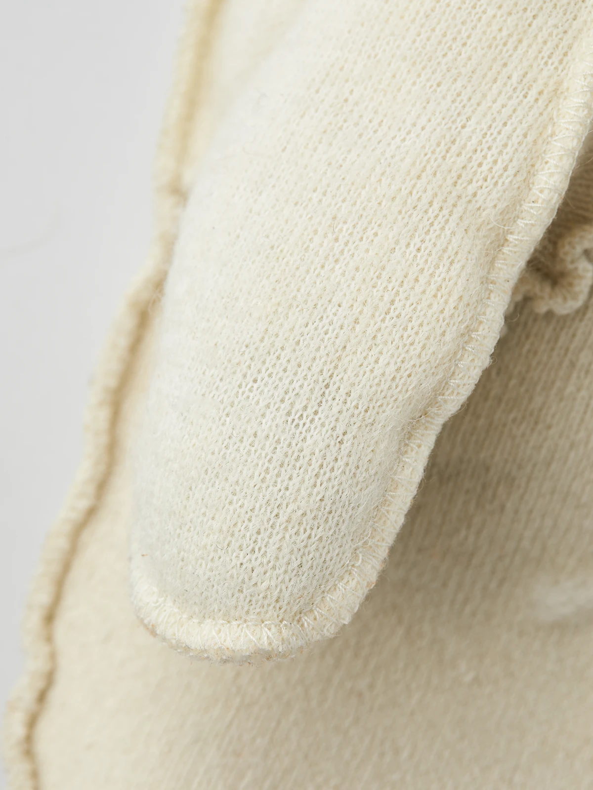 Hestra Fjellvotten Wool Terry Liner Sr. Mitt - Offwhite 5 Hestra Fjellvotten Wool Terry Liner Sr. Mitt - Offwhite - Image 3