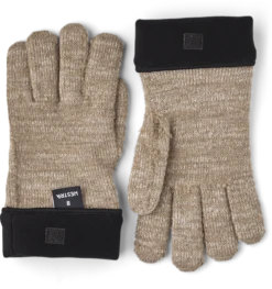 Hestra Monoknit Merino Liner 5-finger - Beige