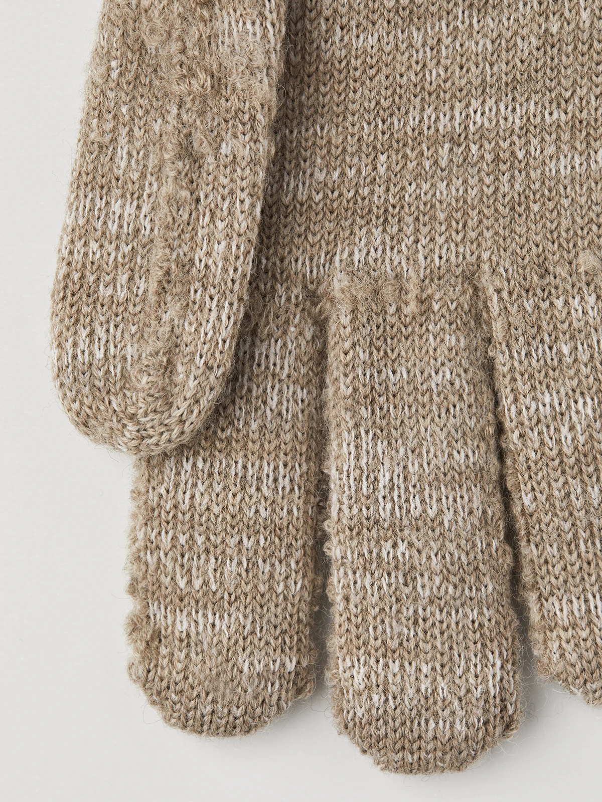 Hestra Monoknit Merino Liner 5-finger - Beige 4 Hestra Monoknit Merino Liner 5-finger - Beige - Image 2