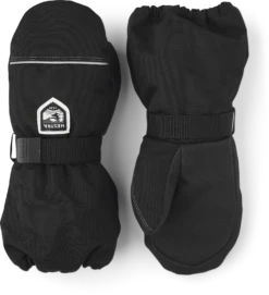 Hestra Kids´ Wool Terry Mitt - Black