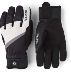 Hestra Tracker Jr. 5-finger - Black Print