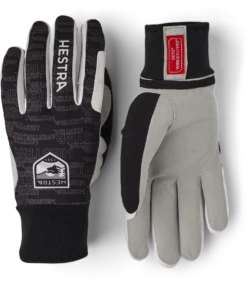 Hestra Windstopper Active Grip 5-finger - Black Print