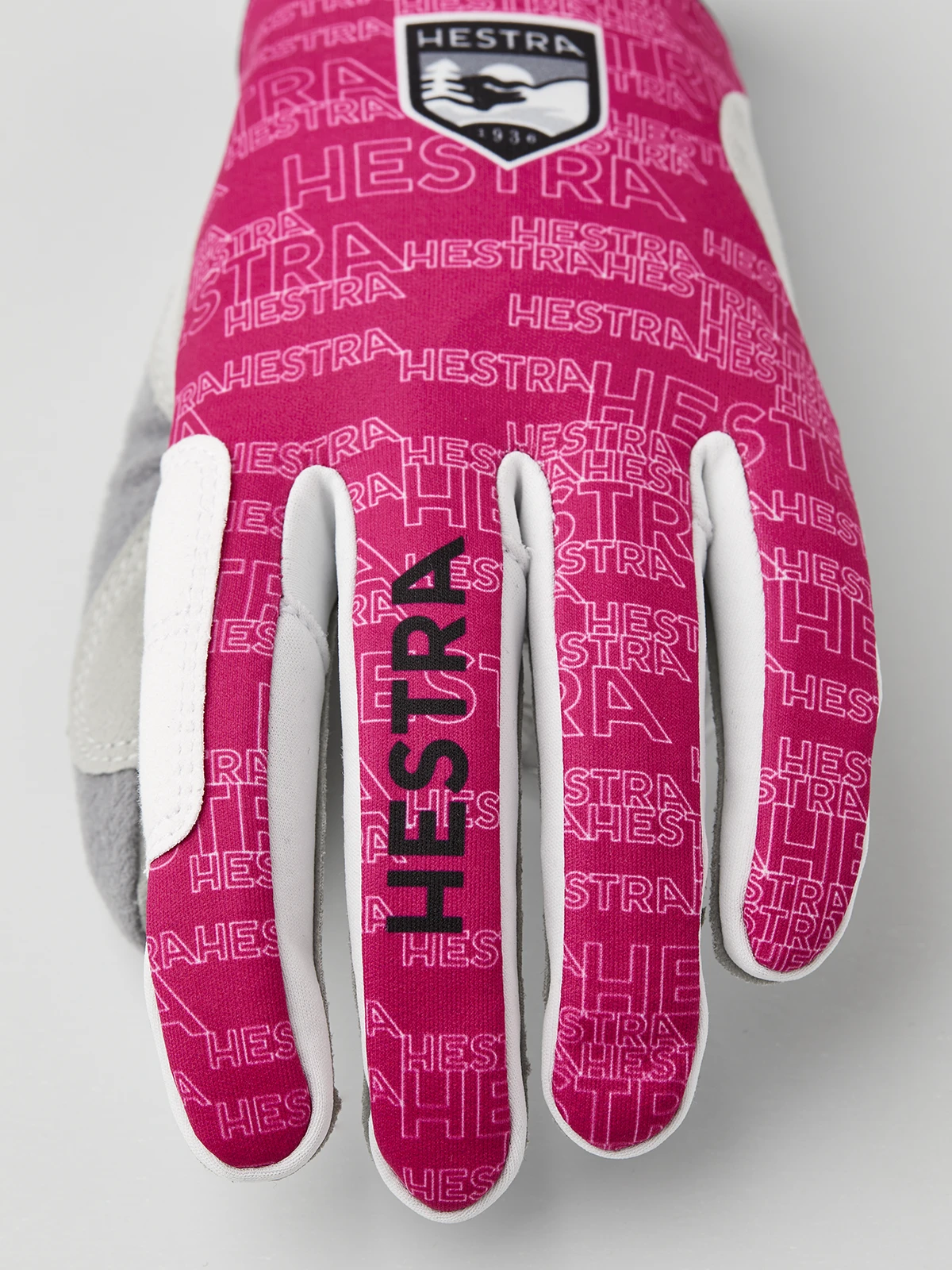 Hestra Windstopper Active Grip 5-finger - Fuchsia Print 5 Hestra Windstopper Active Grip 5-finger - Fuchsia Print - Image 3