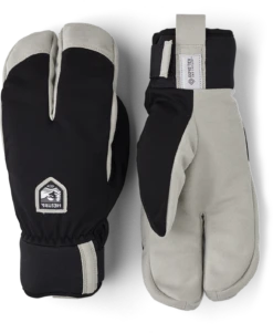 Hestra W.S. Wool Terry Split Mitt - Black