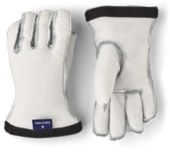 Hestra Heli Ski Jr. Liner 5-finger - Offwhite