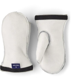 Hestra Heli Ski Jr. Liner Mitt - Offwhite