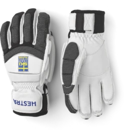 Hestra Gripen GS 5-finger - White & Yellow