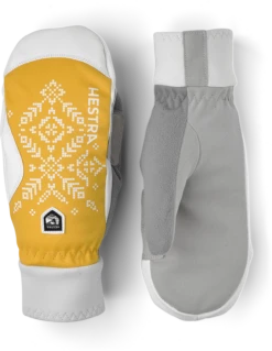 Hestra Women´s XC Primaloft Mitt - Yellow Print