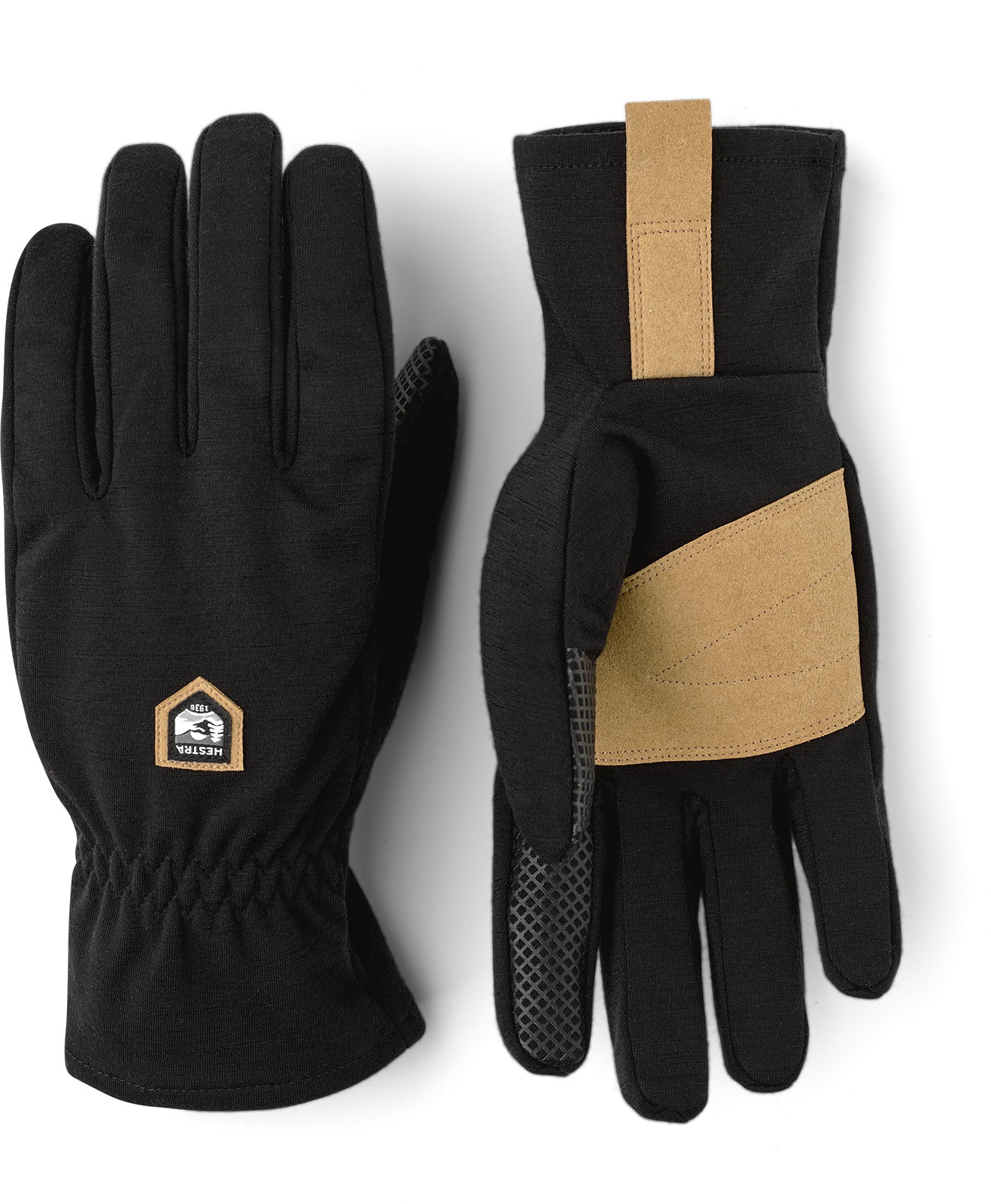 Hestra Merino Windwool Liner 5-finger - Black 3 Hestra Merino Windwool Liner 5-finger - Black