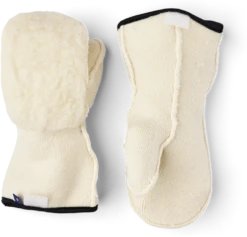 Hestra Fjellvotten Wool Terry/Pile Jr Liner Mitt - Offwhite